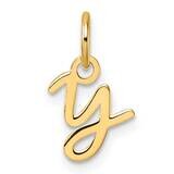 Uppercase Letter Y Initial Charm 14k Gold XNA1467Y/Y, MPN: XNA1467Y/Y,