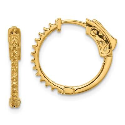 .40Ct 26-1.5mm Round Hoop Safety Clasp Earring Mountings 14k Gold XE3255, MPN: XE3255,