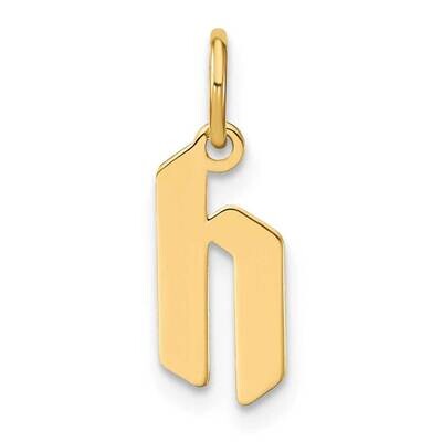 Lowercase Letter H Initial Pendant 14k Gold XNA1383Y/H, MPN: XNA1383Y/H, 196904070239