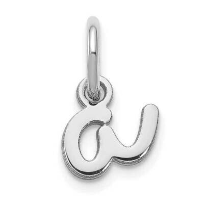 Lower Case Letter A Initial Charm 14k White Gold XNA1307W/A, MPN: XNA1307W/A, 196904077115