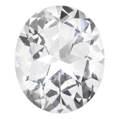 Topaz White 5X3mm Oval TP-0503-OVF-WH, MPN: TP-0503-OVF-WH,