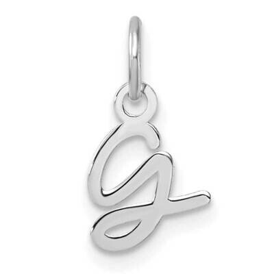 Uppercase Letter G Initial Charm 14k White Gold XNA1467W/G, MPN: XNA1467W/G,