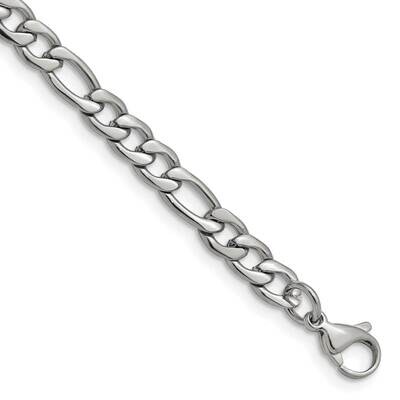 Chisel Polished 6.3mm 8 Inch Figaro Chain Stainless Steel SRN680-8 by Chisel, MPN: SRN680-8, 886774…