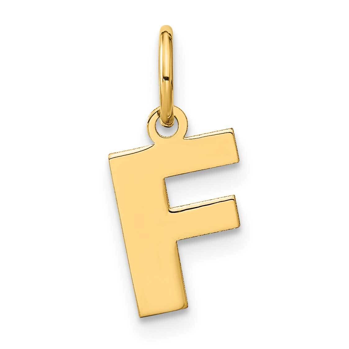 Letter F Initial Pendant 14k Gold XNA1337Y/F