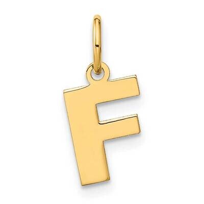 Letter F Initial Pendant 14k Gold XNA1337Y/F, MPN: XNA1337Y/F, 196904070901