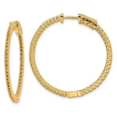 Round Hoop Safety Clasp Earring Mountings 14k Gold XE1985, MPN: XE1985, 191101637544
