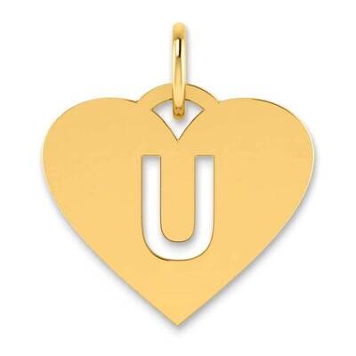 Initial Letter U Initial Charm 14k Gold XNA1338Y/U, MPN: XNA1338Y/U, 196904073988