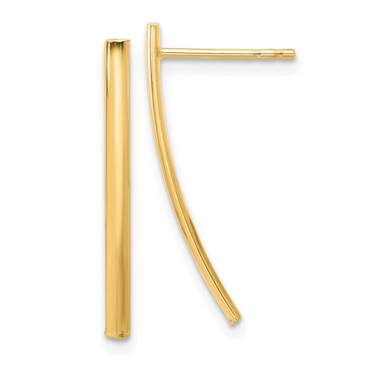 Bar Post Earrings 14k Polished Gold TF2311, MPN: TF2311,