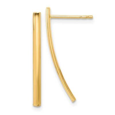 Bar Post Earrings 14k Polished Gold TF2311, MPN: TF2311,