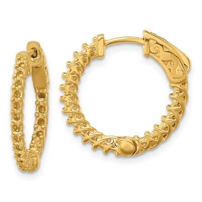 Round Hoop Safety Clasp Earring Mountings 14k Gold XE1999, MPN: XE1999, 191101637766