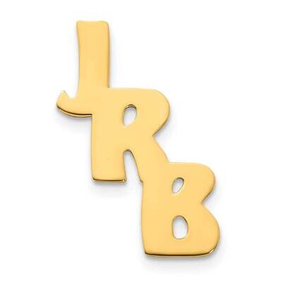 Gold-Plated Polished Cut Out Tie Tac Sterling Silver XNA350GP, MPN: XNA350GP, 191101782718