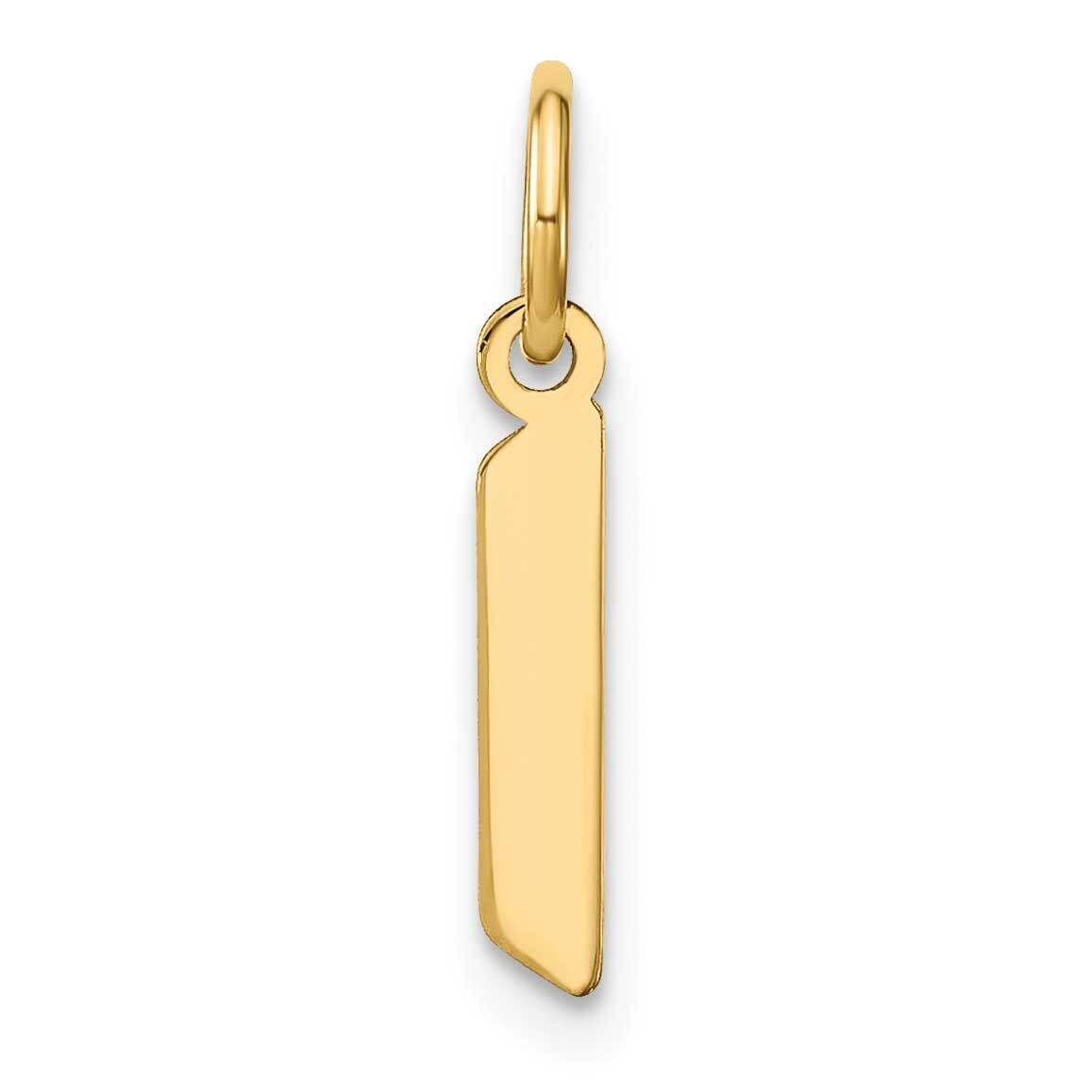 Lowercase Letter L Initial Pendant 14k Gold XNA1383Y/L, MPN: XNA1383Y/L, 196904070222