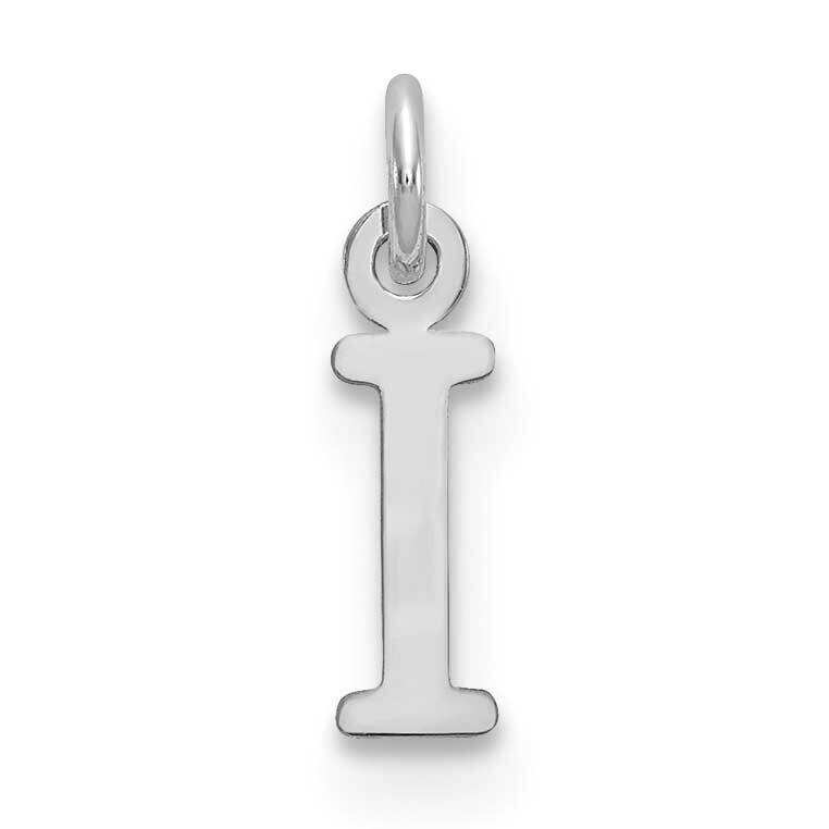 Letter I Initial Charm Sterling Silver Rhodium-Plated XNA1160SS/I