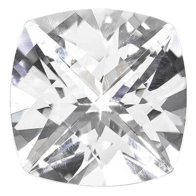 Topaz White 5mm Cushion Checkerboard TP-0500-CUX-WH, MPN: TP-0500-CUX-WH,
