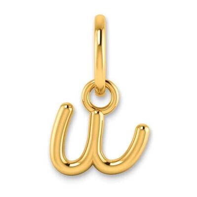 Lower Case Letter U Initial Charm 14k Gold XNA1307Y/U, MPN: XNA1307Y/U,