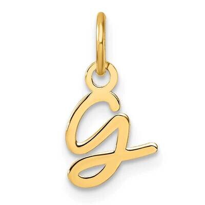 Uppercase Letter G Initial Charm 14k Gold XNA1467Y/G, MPN: XNA1467Y/G,