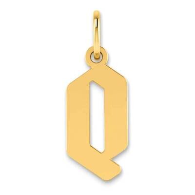 Letter Q Initial Pendant 14k Gold XNA1335Y/Q, MPN: XNA1335Y/Q, 196904073841