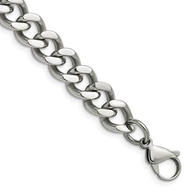 Chisel Polished 11.5mm 8.5 Inch Curb Chain Stainless Steel SRN692-8.5 by Chisel, MPN: SRN692-8.5, 8…