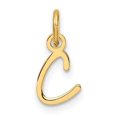 Uppercase Letter C Initial Charm 14k Gold XNA1467Y/C, MPN: XNA1467Y/C,