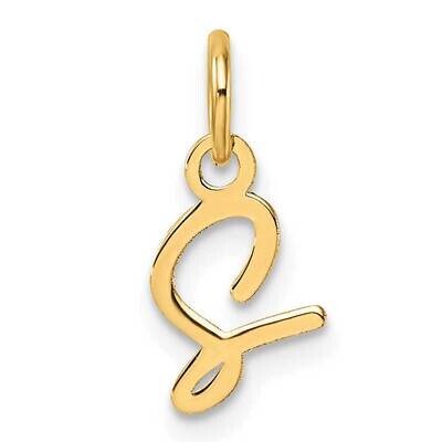 Uppercase Letter S Initial Charm 14k Gold XNA1467Y/S, MPN: XNA1467Y/S,