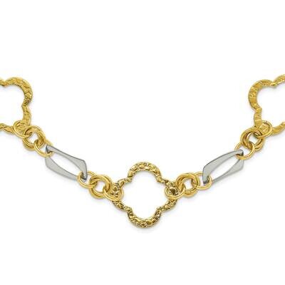 Yellow Ip-Plated Fancy Link Extender Necklace Stainless Steel SRN398-21 by Chisel, MPN: SRN398-21, …