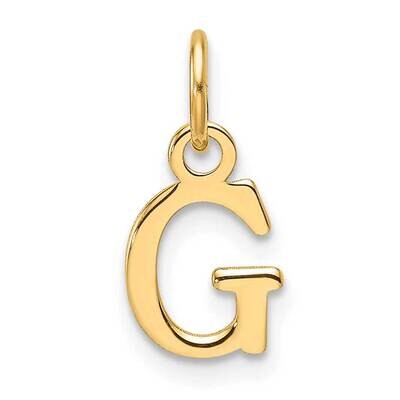 Cutout Letter G Initial Pendant 14k Gold XNA1466Y/G, MPN: XNA1466Y/G,