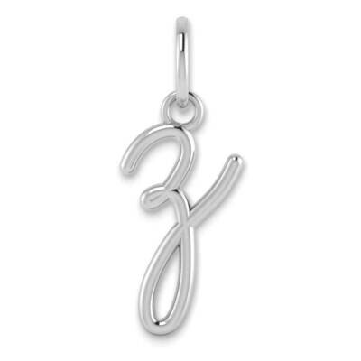 Lower Case Letter Z Initial Charm 14k White Gold XNA1307W/Z, MPN: XNA1307W/Z, 196904077269