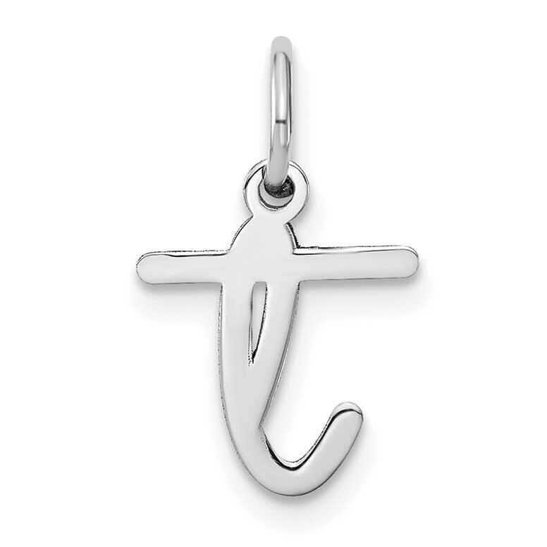 Lower Case Letter T Initial Charm 14k White Gold XNA1307W/T, MPN: XNA1307W/T, 196904076873