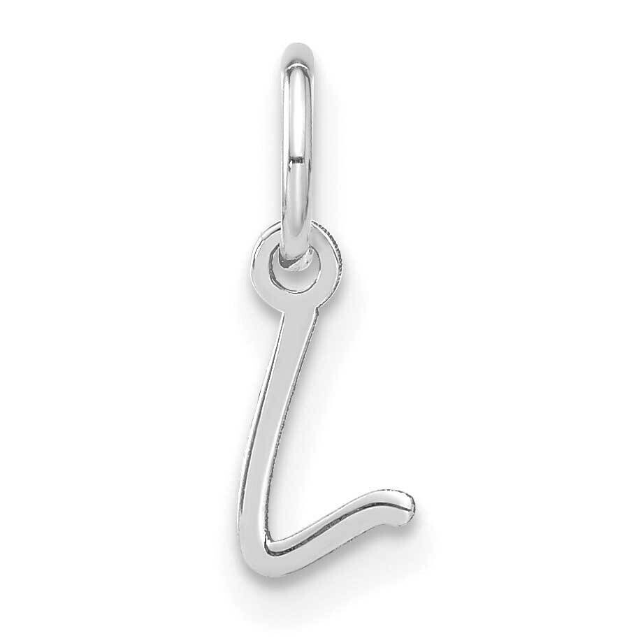 Upper Case Letter L Initial Charm 14k White Gold XNA1305W/L, MPN: XNA1305W/L,