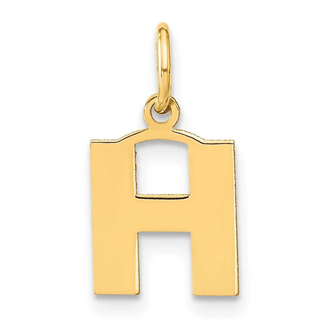 Letter H Initial Pendant 14k Gold XNA1337Y/H