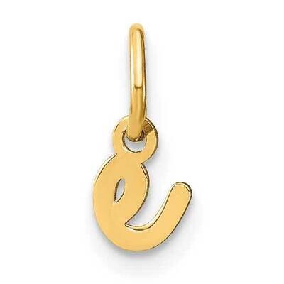 Lower Case Letter E Initial Charm 14k Gold XNA1307Y/E, MPN: XNA1307Y/E,