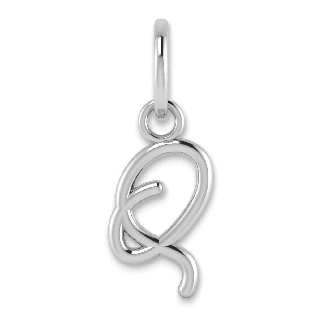 Upper Case Letter Q Initial Charm 14k White Gold XNA1305W/Q, MPN: XNA1305W/Q,