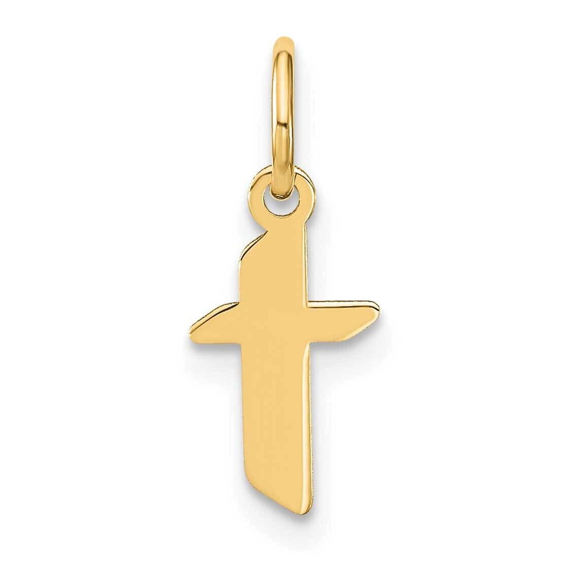 Lowercase Letter T Initial Pendant 14k Gold XNA1383Y/T, MPN: XNA1383Y/T, 196904070192