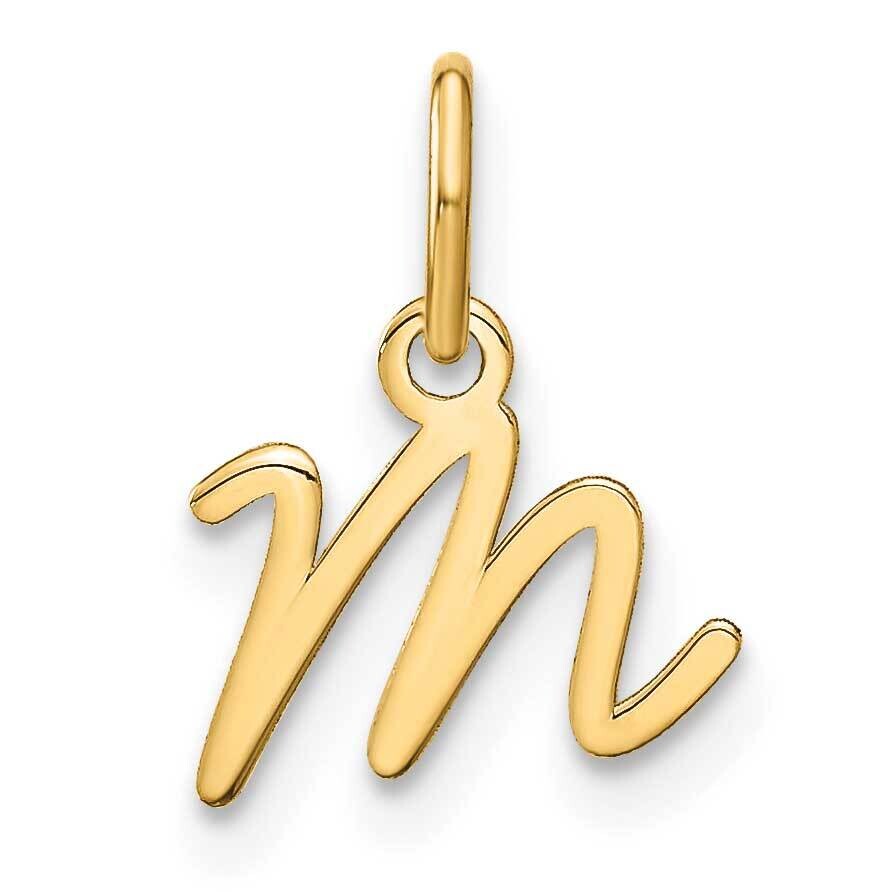 Upper Case Letter M Initial Charm 14k Gold XNA1305Y/M, MPN: XNA1305Y/M, 196904072882