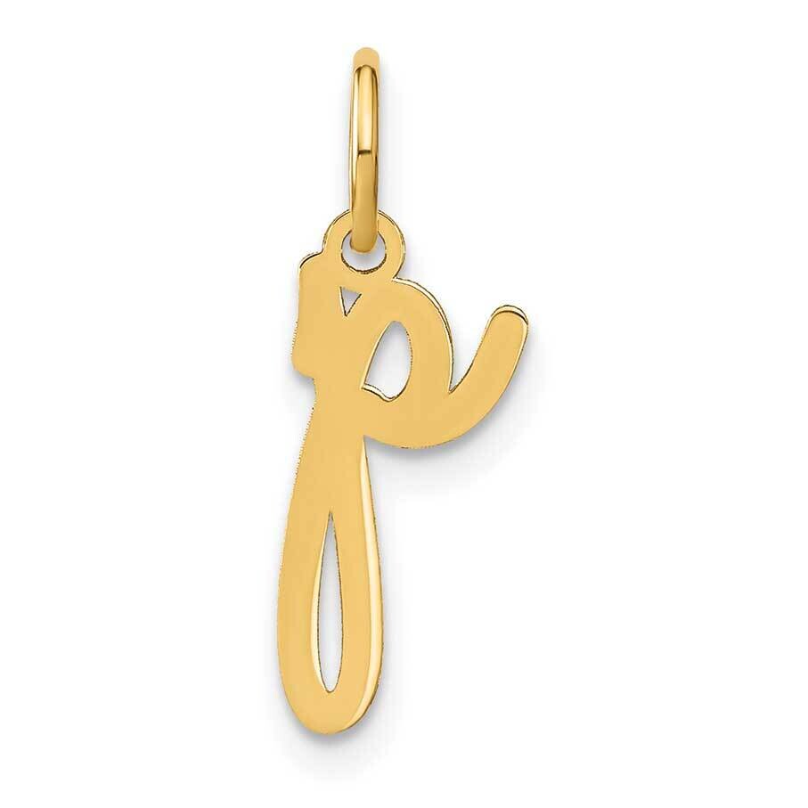 Lower Case Letter P Initial Charm 14k Gold XNA1307Y/P, MPN: XNA1307Y/P,