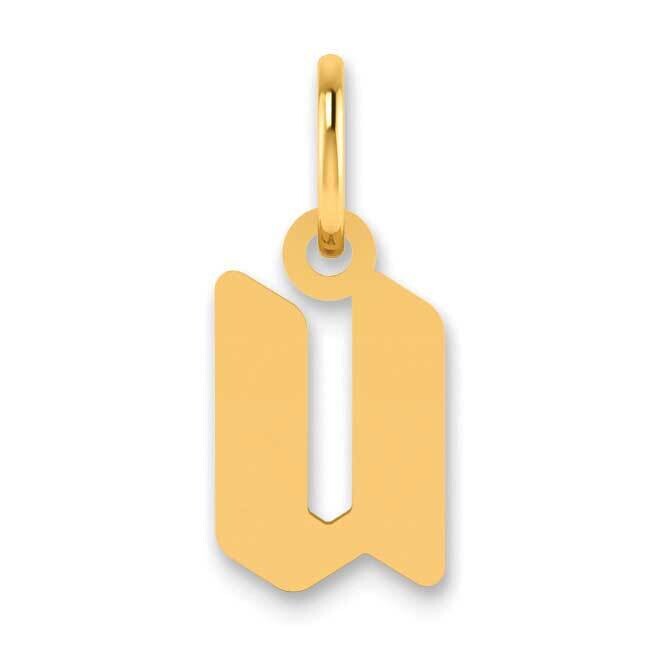 Lowercase Letter U Initial Pendant 14k Gold XNA1383Y/U, MPN: XNA1383Y/U, 196904074114