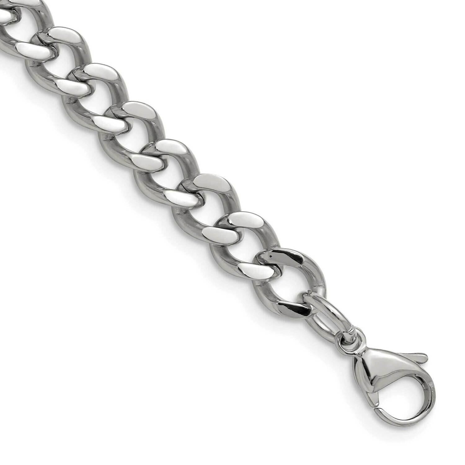 Chisel Polished 7.5mm 8 Inch Curb Chain Stainless Steel SRN690-8 by Chisel, MPN: SRN690-8, 88677404…