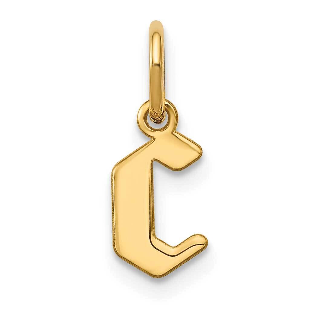 Lower Case Letter C Initial Pendant 14k Gold XNA1383Y/C, MPN: XNA1383Y/C, 196904071755