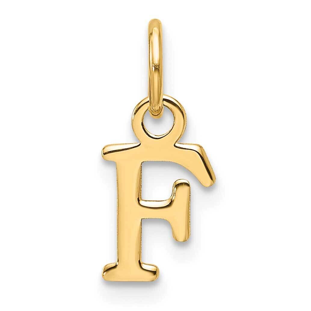 Cutout Letter F Initial Pendant 14k Gold XNA1466Y/F, MPN: XNA1466Y/F,