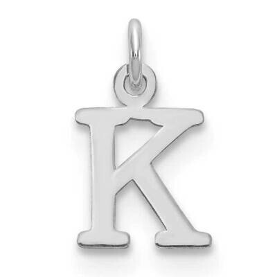 Cutout Letter K Initial Pendant 14k White Gold XNA1160W/K, MPN: XNA1160W/K, 196904071533
