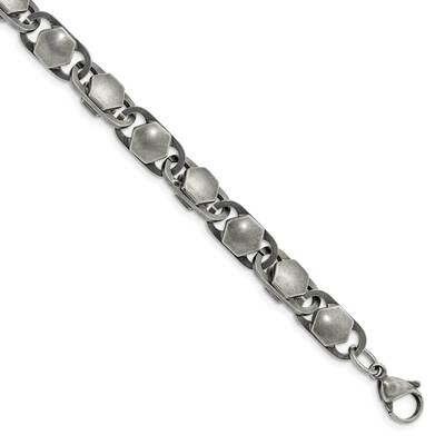 Chisel Antiqued Brushed 8.50mm 24 Inch Necklace Stainless Steel SRN3043-24 by Chisel, MPN: SRN3043-…