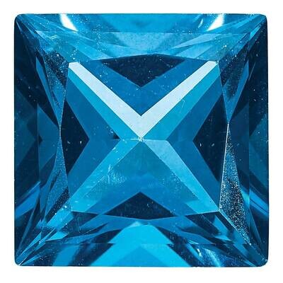 Topaz Kashmir Blue 3mm Princess TP-0300-SQP-KB, MPN: TP-0300-SQP-KB,