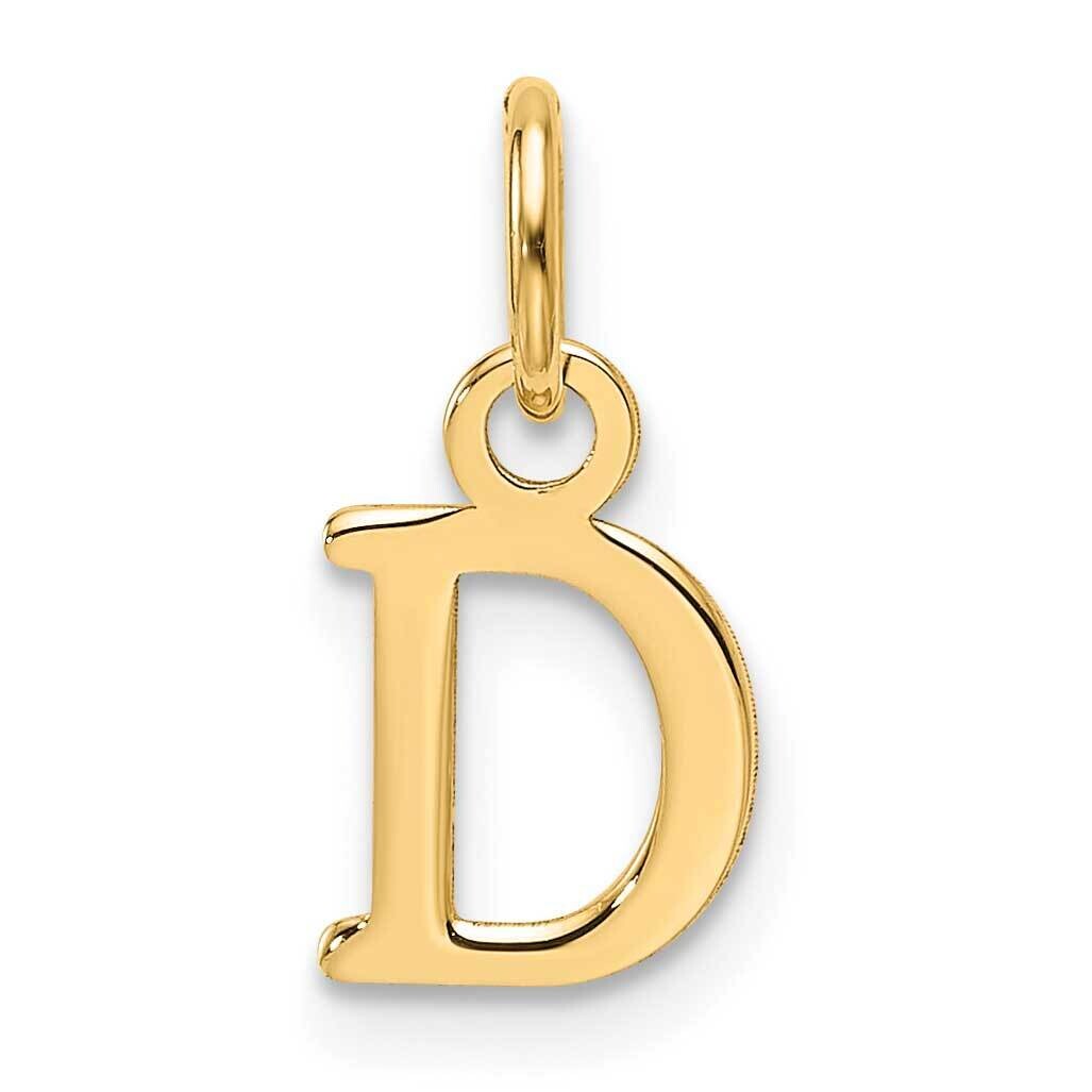 Cutout Letter D Initial Pendant 14k Gold XNA1466Y/D, MPN: XNA1466Y/D,