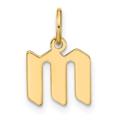 Lowercase Letter M Initial Pendant 14k Gold XNA1383Y/M, MPN: XNA1383Y/M, 196904072172
