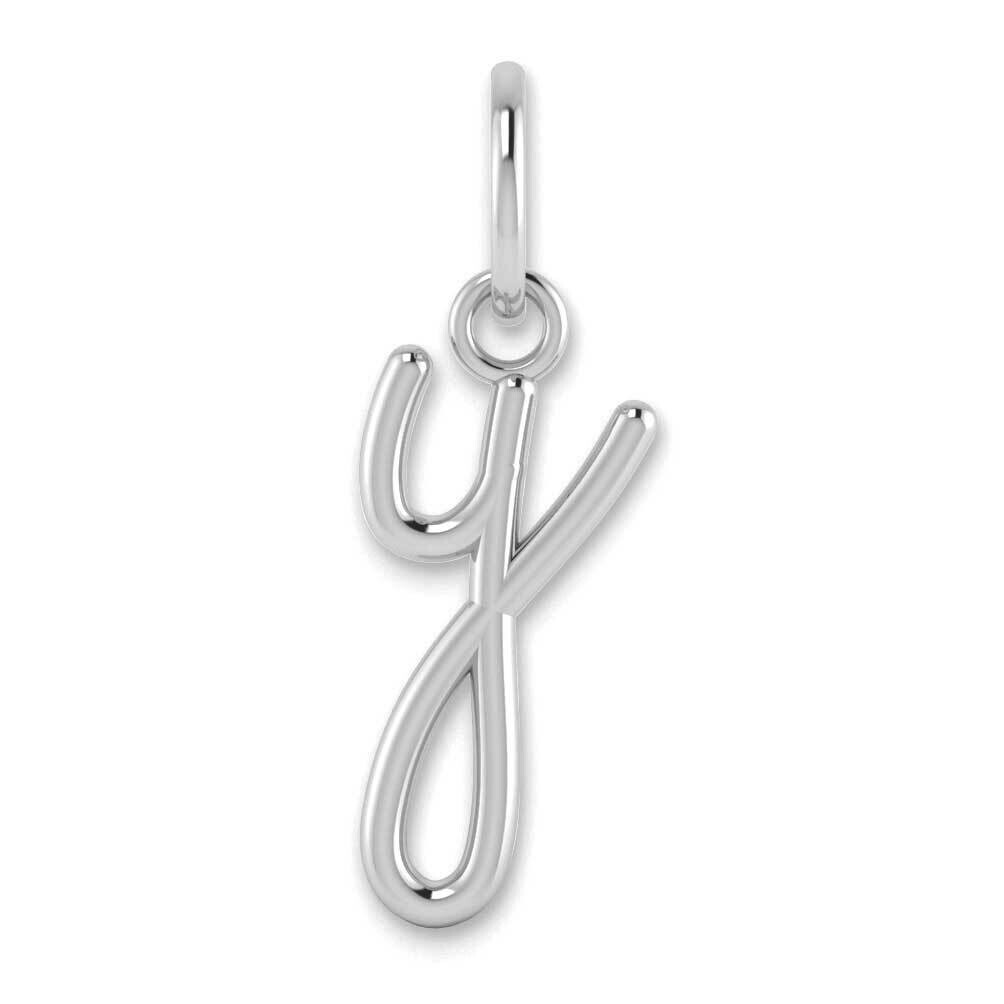Lower Case Letter Y Initial Charm 14k White Gold XNA1307W/Y, MPN: XNA1307W/Y, 196904077252