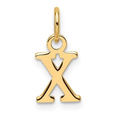 Cutout Letter X Initial Pendant 14k Gold XNA1466Y/X, MPN: XNA1466Y/X,