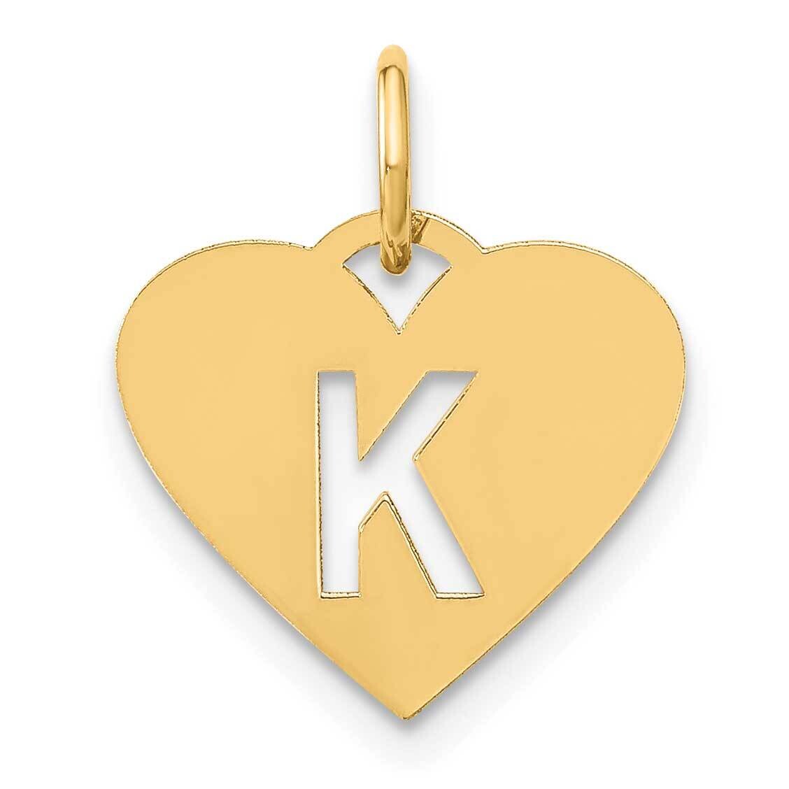 Initial Letter K Initial Charm 14k Gold XNA1338Y/K, MPN: XNA1338Y/K, 196904070949