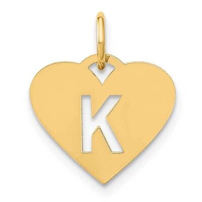 Initial Letter K Initial Charm 14k Gold XNA1338Y/K, MPN: XNA1338Y/K, 196904070949