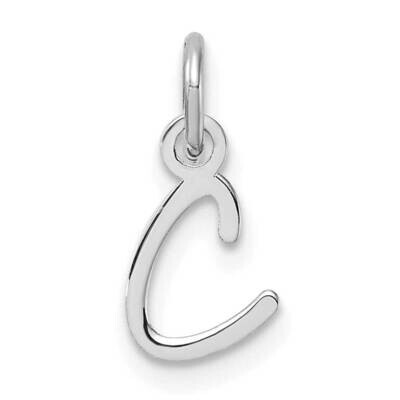 Uppercase Letter C Initial Charm 14k White Gold XNA1467W/C, MPN: XNA1467W/C,