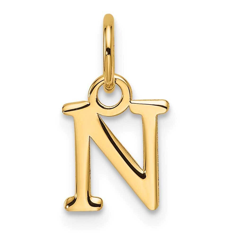 Cutout Letter N Initial Pendant 14k Gold XNA1466Y/N, MPN: XNA1466Y/N,